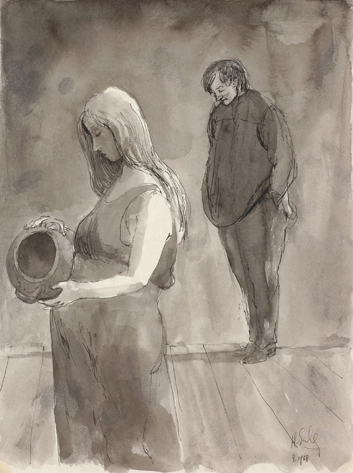 Relationship Scene, 1968 by Hans Escher